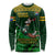 South Africa Rugby Long Sleeve Shirt Go Bokke World Cup Champions History - Wonder Print Shop