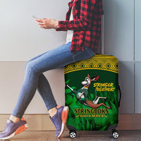 South Africa Rugby Luggage Cover Go Bokke World Cup Champions History - Wonder Print Shop