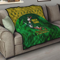 South Africa Rugby Quilt Go Bokke World Cup Champions History - Wonder Print Shop