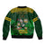 Custom South Africa Rugby Bomber Jacket Go Bokke World Cup Champions History - Wonder Print Shop