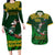 Custom South Africa Rugby Couples Matching Long Sleeve Bodycon Dress and Hawaiian Shirt Go Bokke World Cup Champions History - Wonder Print Shop