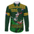 Custom South Africa Rugby Family Matching Off Shoulder Maxi Dress and Hawaiian Shirt Go Bokke World Cup Champions History - Wonder Print Shop
