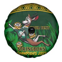 Custom South Africa Rugby Spare Tire Cover Go Bokke World Cup Champions History - Wonder Print Shop