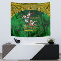 Custom South Africa Rugby Tapestry Go Bokke World Cup Champions History - Wonder Print Shop