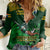 Custom South Africa Rugby Women Casual Shirt Go Bokke World Cup Champions History - Wonder Print Shop