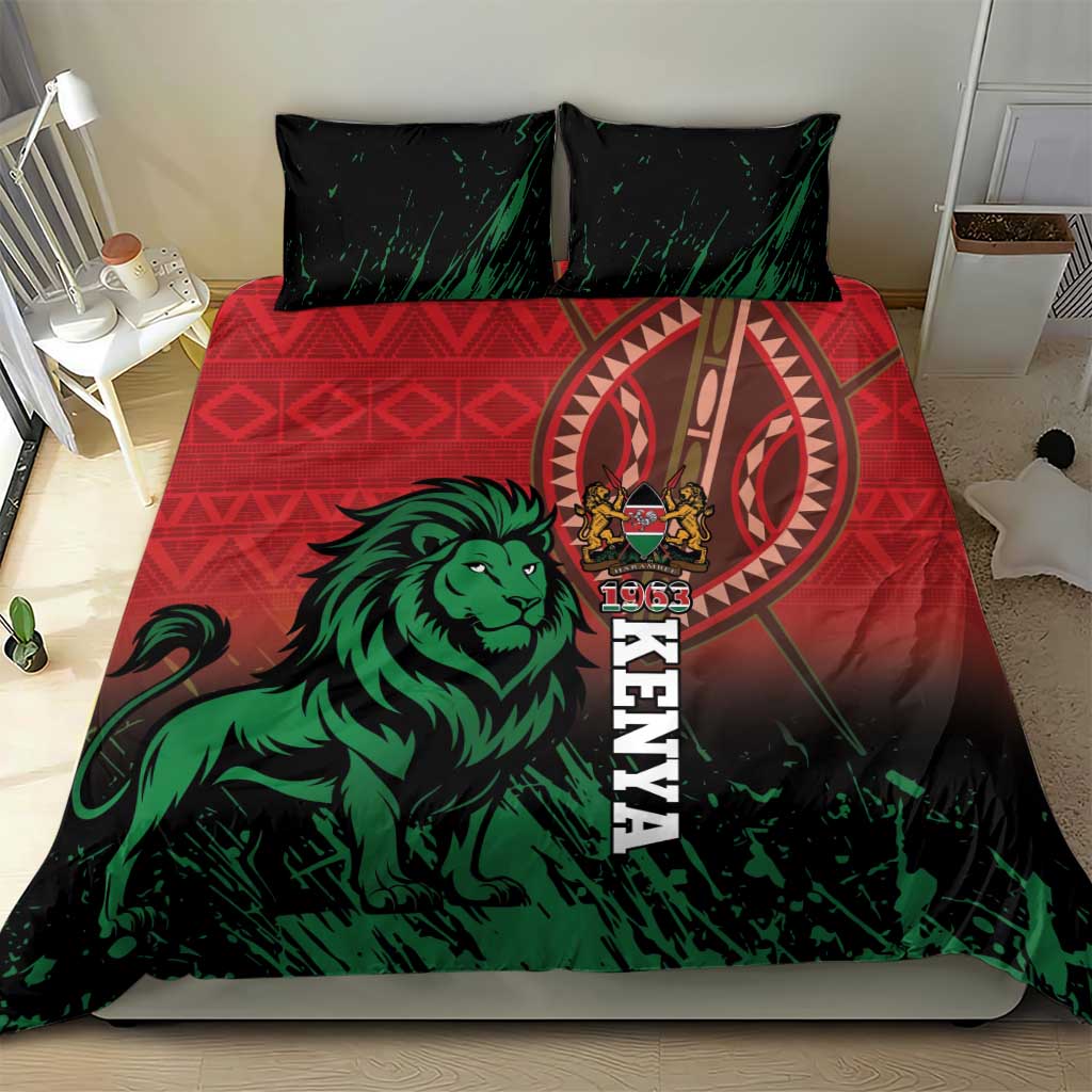 Kenya Independence Day Bedding Set Jamhuri ya Kenya 1963 - African Pattern - Wonder Print Shop