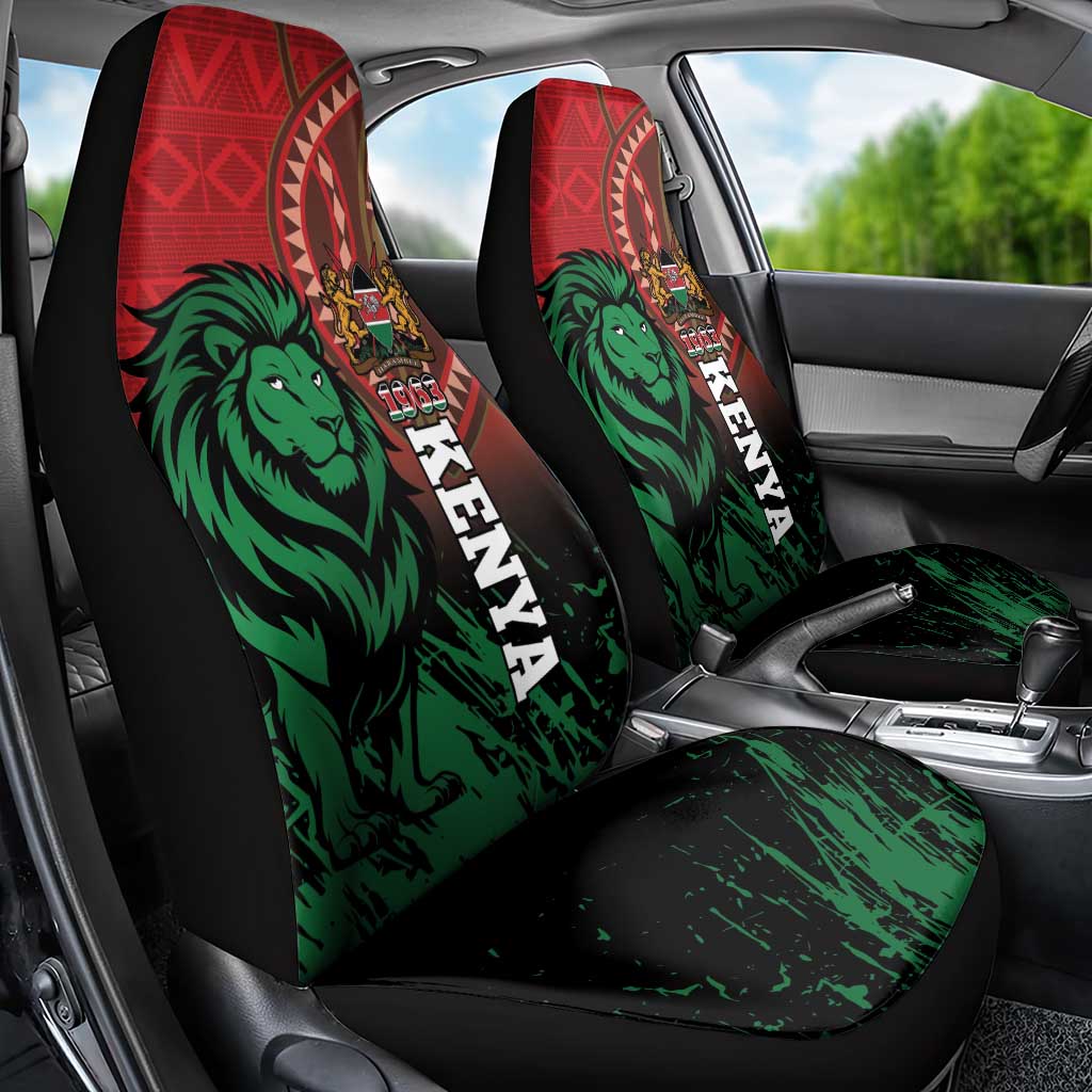 Kenya Independence Day Car Seat Cover Jamhuri ya Kenya 1963 - African Pattern - Wonder Print Shop