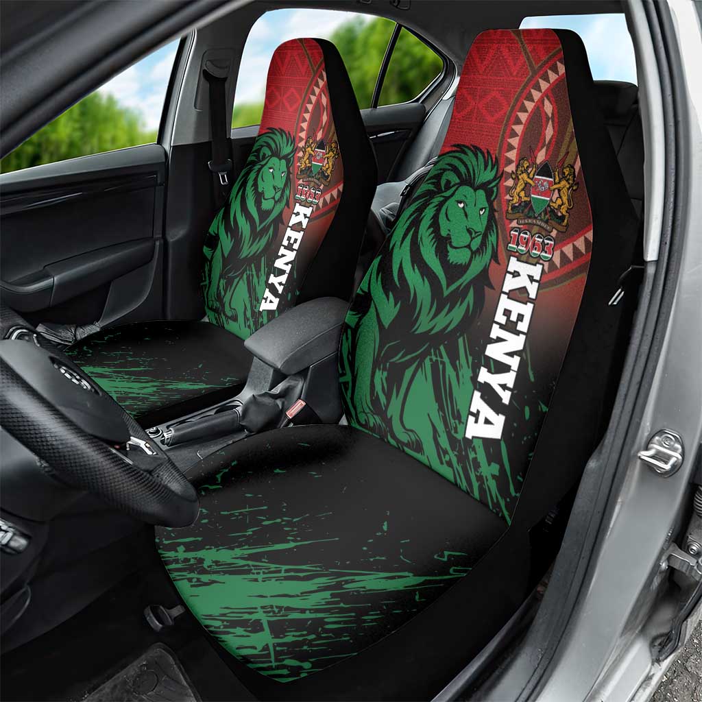 Kenya Independence Day Car Seat Cover Jamhuri ya Kenya 1963 - African Pattern - Wonder Print Shop