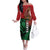 Kenya Independence Day Family Matching Off The Shoulder Long Sleeve Dress and Hawaiian Shirt Jamhuri ya Kenya 1963 - African Pattern - Wonder Print Shop
