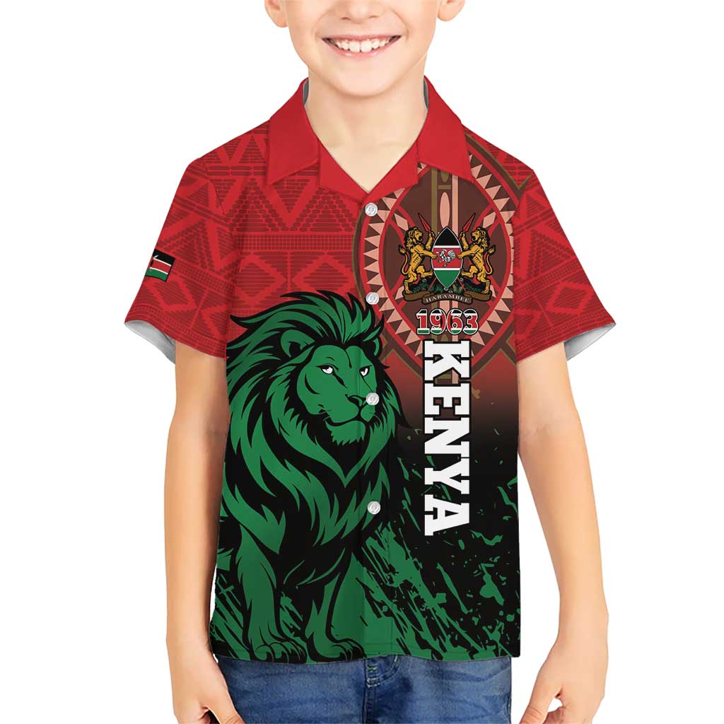 Kenya Independence Day Hawaiian Shirt Jamhuri ya Kenya 1963 - African Pattern - Wonder Print Shop
