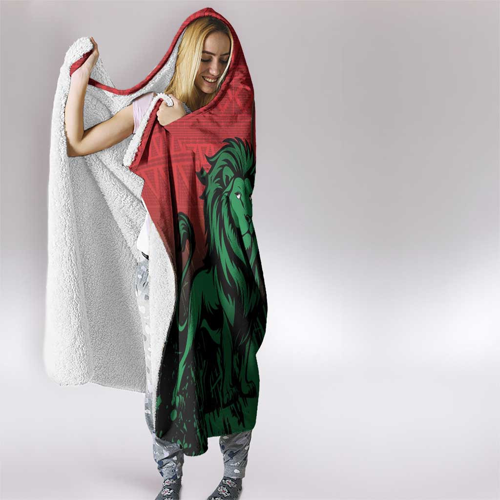 Kenya Independence Day Hooded Blanket Jamhuri ya Kenya 1963 - African Pattern