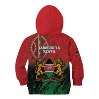 Kenya Independence Day Kid Hoodie Jamhuri ya Kenya 1963 - African Pattern - Wonder Print Shop