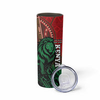 Kenya Independence Day Skinny Tumbler Jamhuri ya Kenya 1963 - African Pattern - Wonder Print Shop