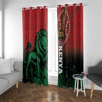 Kenya Independence Day Window Curtain Jamhuri ya Kenya 1963 - African Pattern - Wonder Print Shop