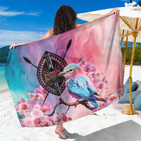 Kenya Lilac-Breasted Roller Sarong Coat Of Arms Mix Orchid - Wonder Print Shop