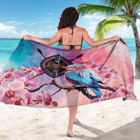 Kenya Lilac-Breasted Roller Sarong Coat Of Arms Mix Orchid - Wonder Print Shop