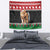 Personalized Kenya Christmas Tapestry Lion Santa - Heri Ya Krismasi! - Wonder Print Shop