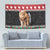 Personalized Kenya Christmas Tapestry Lion Santa - Heri Ya Krismasi! - Wonder Print Shop
