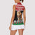 Personalized Kenya Christmas Women Sleeveless Polo Shirt Lion Santa - Heri Ya Krismasi! - Wonder Print Shop