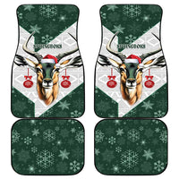 South Africa Springboks Christmas Car Mats Bokke Santa - Geseende Kersfees - Wonder Print Shop