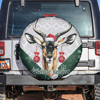 South Africa Springboks Christmas Spare Tire Cover Bokke Santa - Geseende Kersfees - Wonder Print Shop