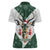 South Africa Springboks Christmas Women Polo Shirt Bokke Santa - Geseende Kersfees - Wonder Print Shop