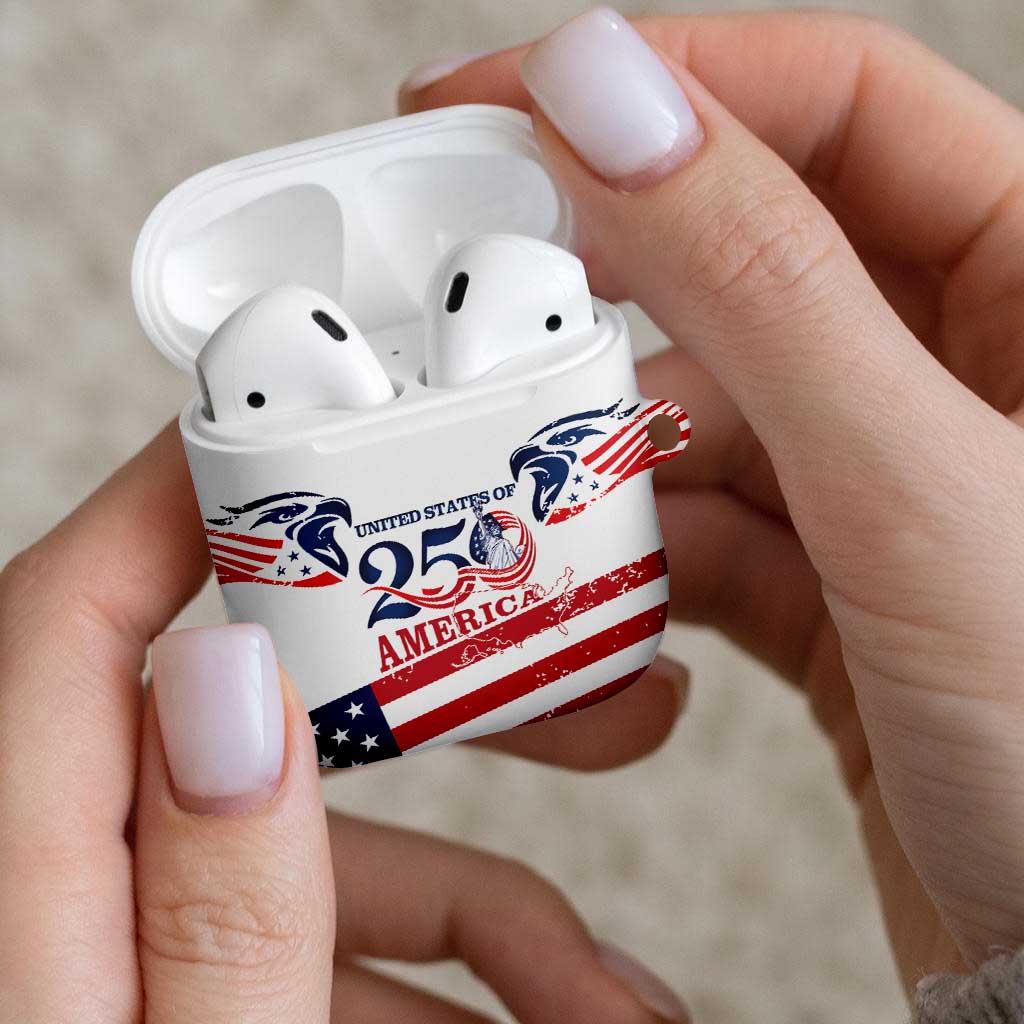 United States 250th Anniversary AirPods Case USA 4th Of July Proud - Wonder Print Shop