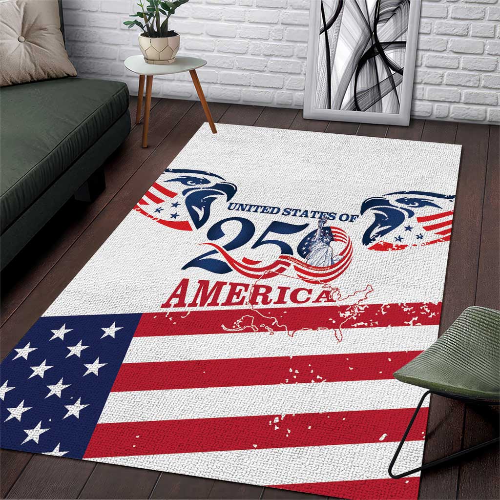 United States 250th Anniversary Area Rug USA 4th Of July Proud - Wonder Print Shop