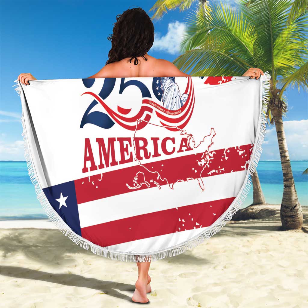 United States 250th Anniversary Beach Blanket USA 4th Of July Proud - Wonder Print Shop