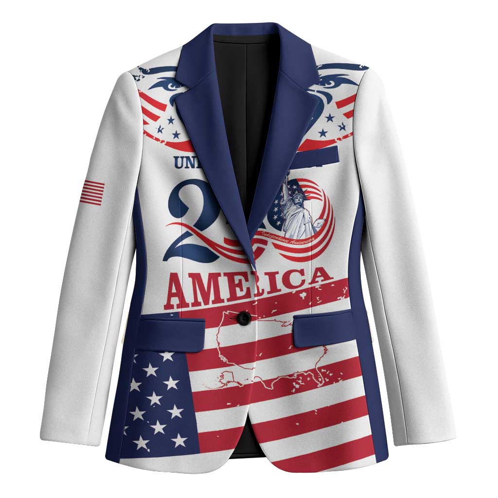 Personalized United States 250th Anniversary Blazer USA 4th Of July Proud - Wonder Print Shop