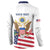 Personalized United States 250th Anniversary Button Sweatshirt USA 4th Of July Proud - Wonder Print Shop