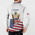 Personalized United States 250th Anniversary Button Sweatshirt USA 4th Of July Proud - Wonder Print Shop