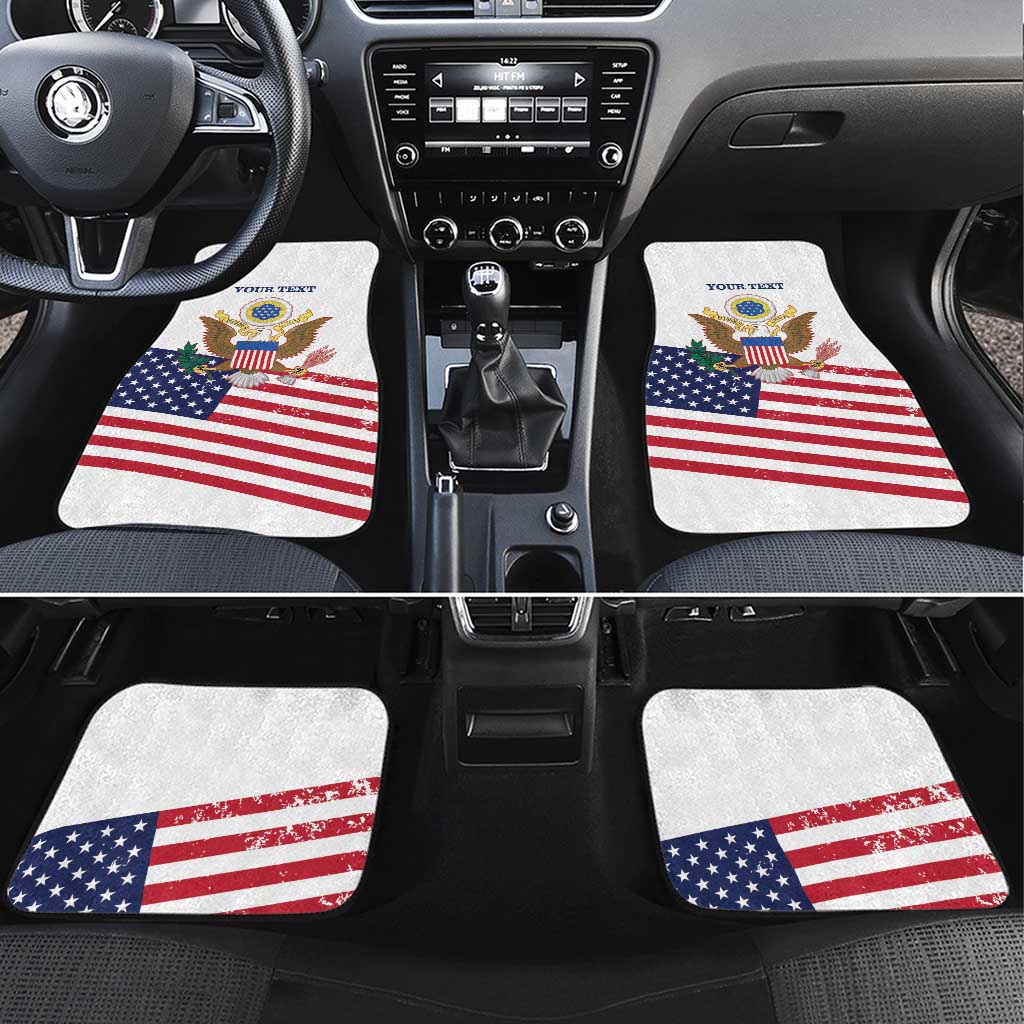 Personalized United States 250th Anniversary Car Mats USA 4th Of July Proud - Wonder Print Shop