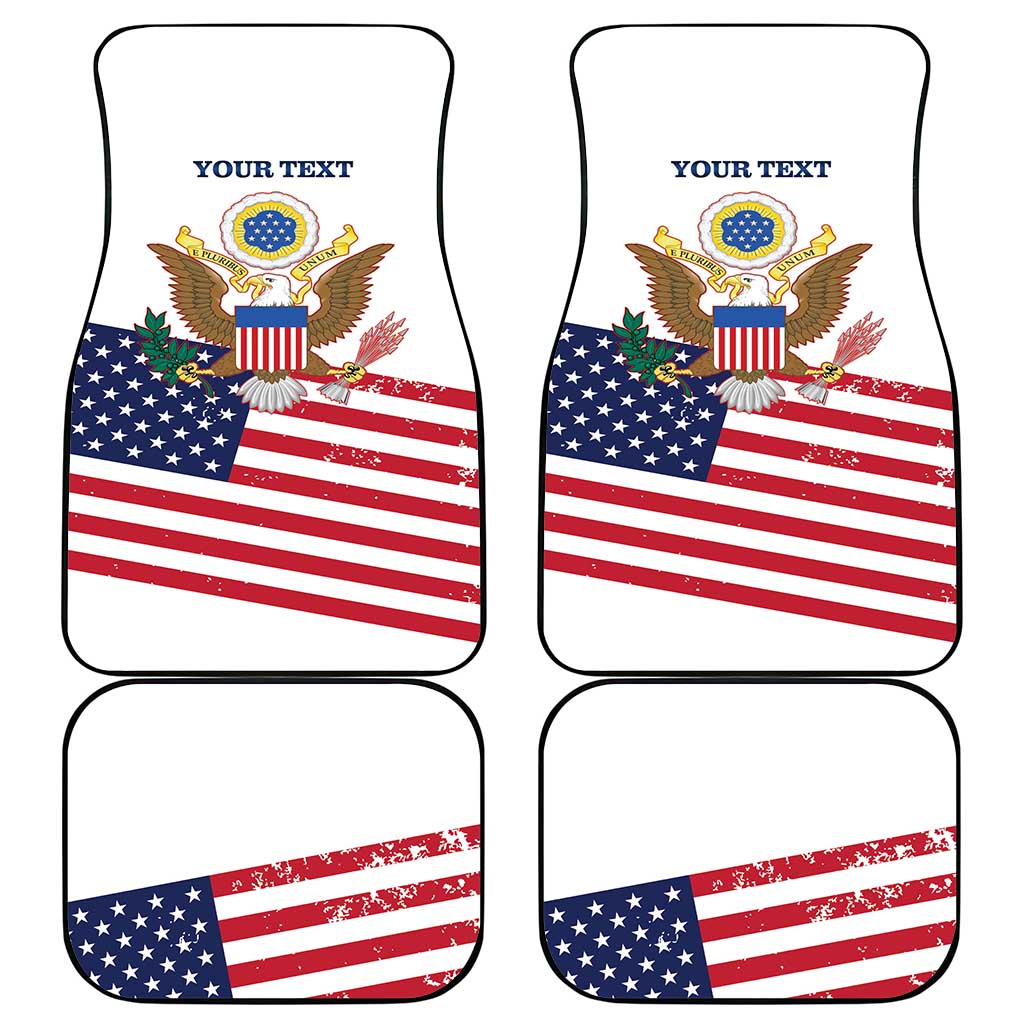 Personalized United States 250th Anniversary Car Mats USA 4th Of July Proud - Wonder Print Shop