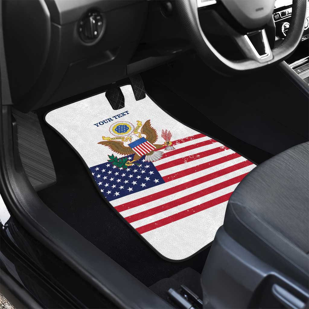 Personalized United States 250th Anniversary Car Mats USA 4th Of July Proud - Wonder Print Shop