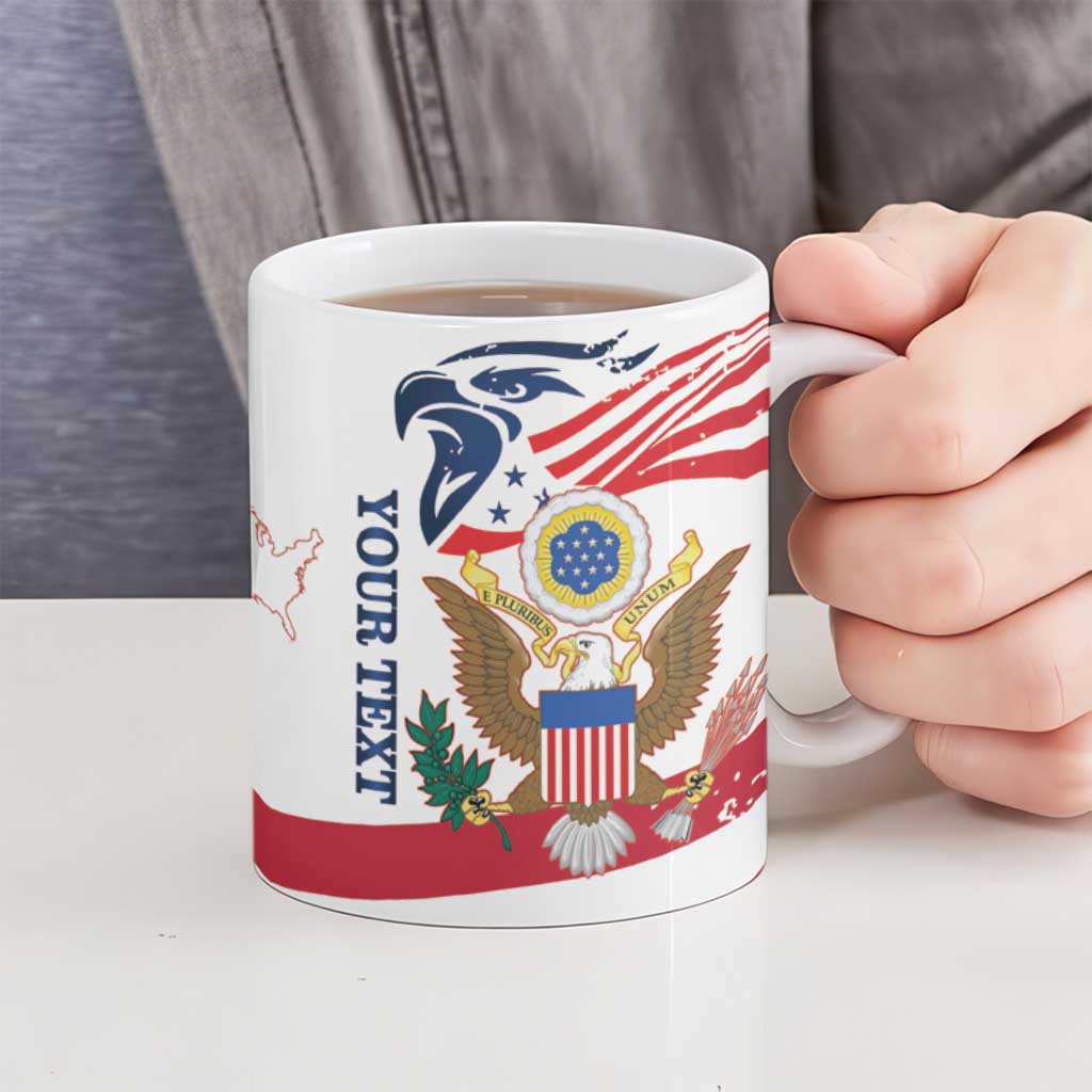 Personalized United States 250th Anniversary Ceramic Mug USA 4th Of July Proud - Wonder Print Shop