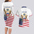 Personalized United States 250th Anniversary Couples Matching Long Sleeve Bodycon Dress and Hawaiian Shirt USA 4th Of July Proud - Wonder Print Shop