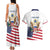 Personalized United States 250th Anniversary Couples Matching Tank Maxi Dress and Hawaiian Shirt USA 4th Of July Proud - Wonder Print Shop
