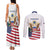 Personalized United States 250th Anniversary Couples Matching Tank Maxi Dress and Long Sleeve Button Shirt USA 4th Of July Proud - Wonder Print Shop
