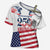 Personalized United States 250th Anniversary Cross Shoulder Shirt USA 4th Of July Proud - Wonder Print Shop