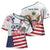 Personalized United States 250th Anniversary Cross Shoulder Shirt USA 4th Of July Proud - Wonder Print Shop
