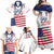 Personalized United States 250th Anniversary Family Matching Off Shoulder Maxi Dress and Hawaiian Shirt USA 4th Of July Proud - Wonder Print Shop