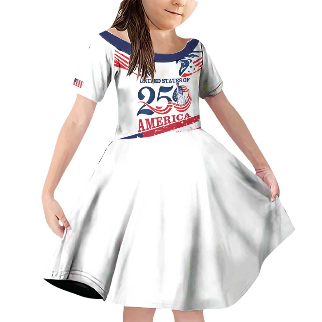 Personalized United States 250th Anniversary Family Matching Off Shoulder Short Dress and Hawaiian Shirt USA 4th Of July Proud - Wonder Print Shop