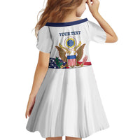 Personalized United States 250th Anniversary Family Matching Off Shoulder Short Dress and Hawaiian Shirt USA 4th Of July Proud - Wonder Print Shop