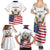 Personalized United States 250th Anniversary Family Matching Summer Maxi Dress and Hawaiian Shirt USA 4th Of July Proud - Wonder Print Shop