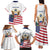 Personalized United States 250th Anniversary Family Matching Tank Maxi Dress and Hawaiian Shirt USA 4th Of July Proud - Wonder Print Shop