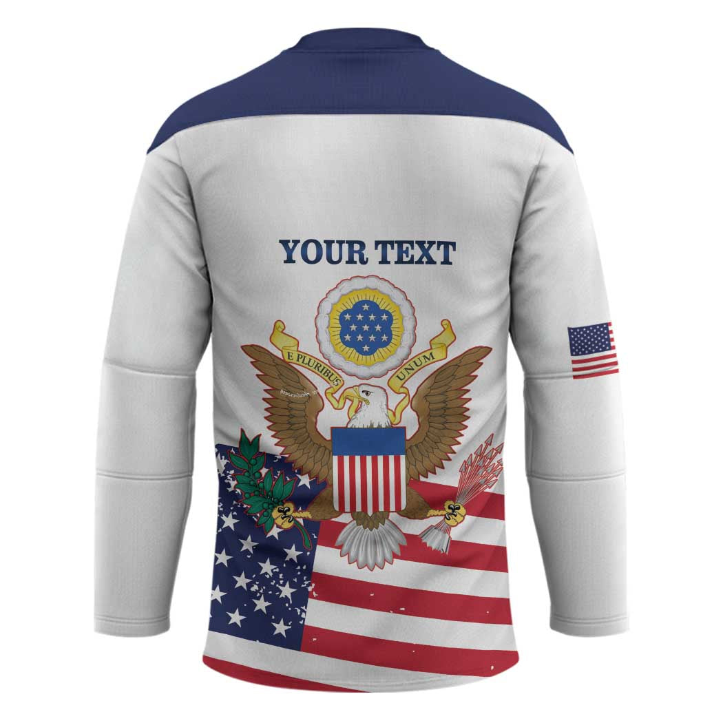 Personalized United States 250th Anniversary Hockey Jersey USA 4th Of July Proud - Wonder Print Shop