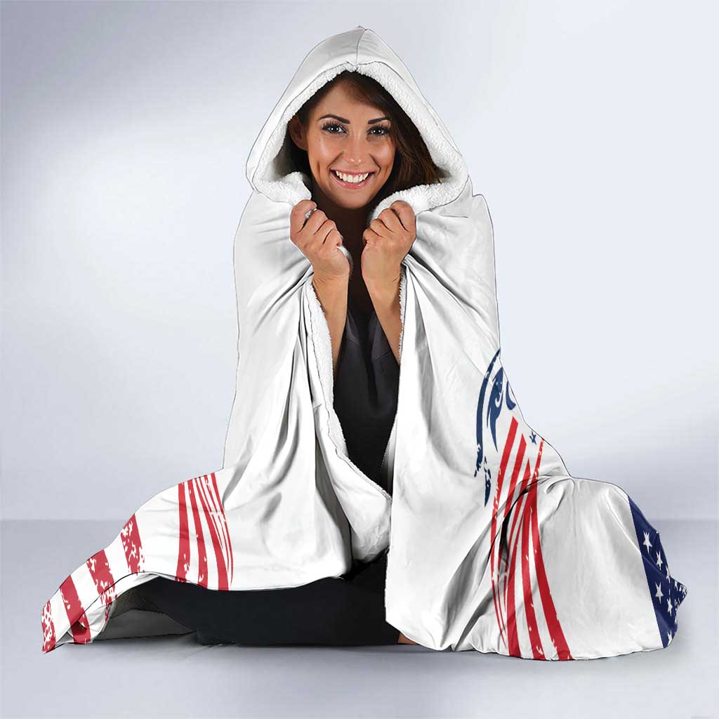 United States 250th Anniversary Hooded Blanket USA 4th Of July Proud - Wonder Print Shop