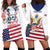 Personalized United States 250th Anniversary Hoodie Dress USA 4th Of July Proud - Wonder Print Shop