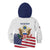 Personalized United States 250th Anniversary Kid Hoodie USA 4th Of July Proud - Wonder Print Shop